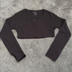 Gymshark Charcoal Gray Top